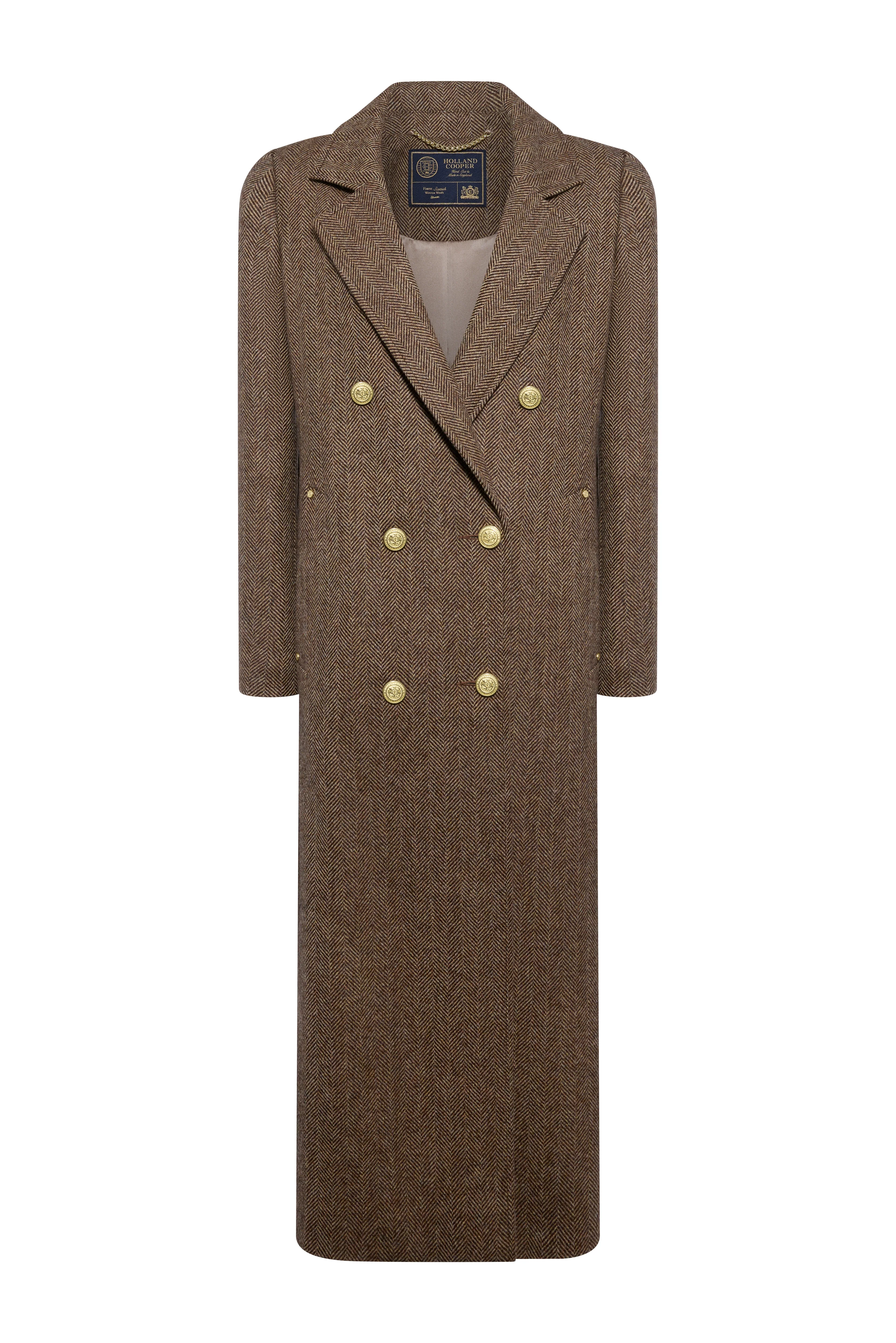The Large Scale Brown Herringbone Suit - Image 2