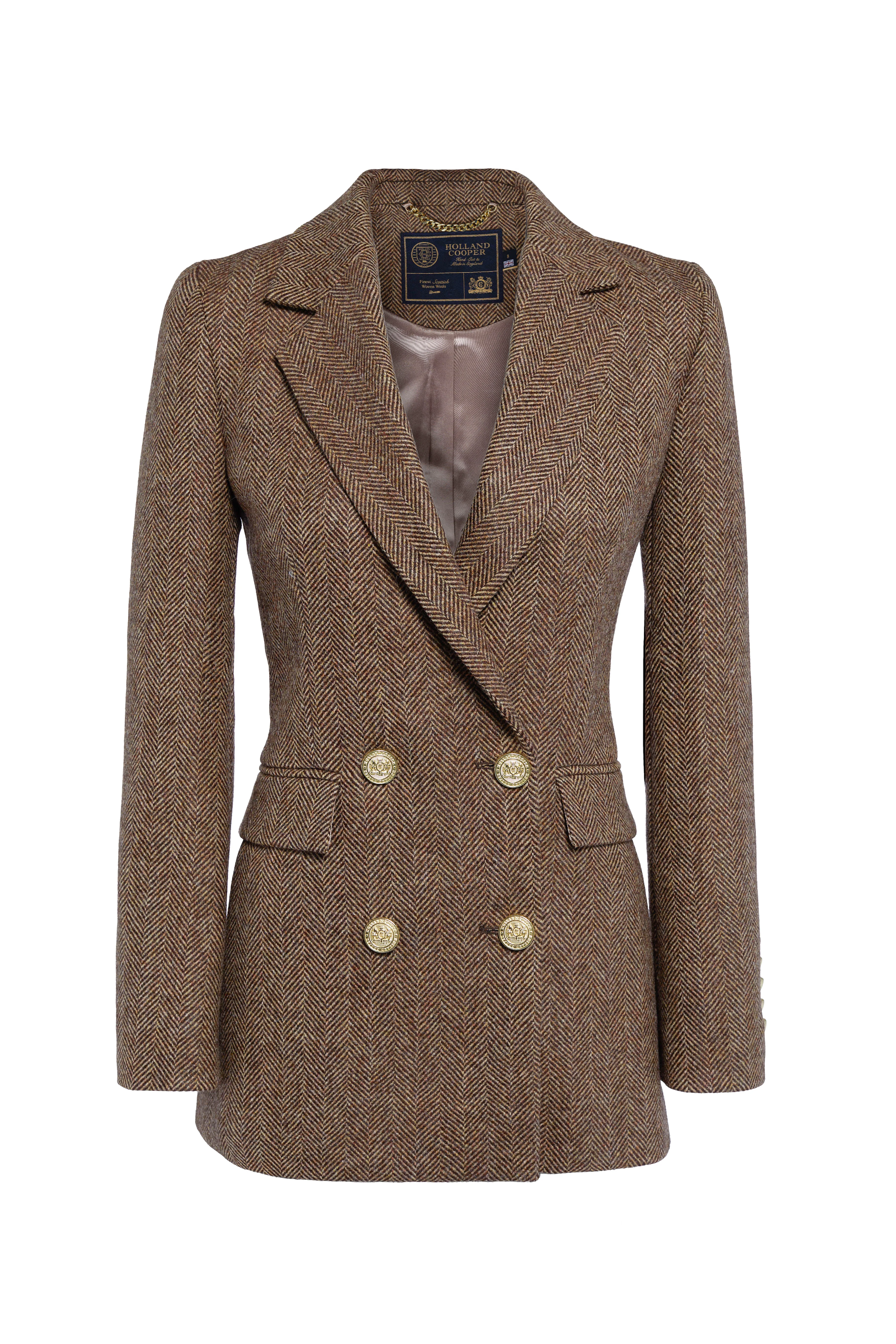 The Large Scale Brown Herringbone Suit - Image 3