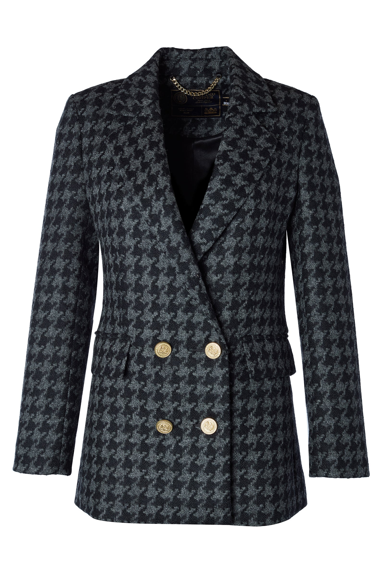 The Large Scale Charcoal Houndstooth Suit - Image 3