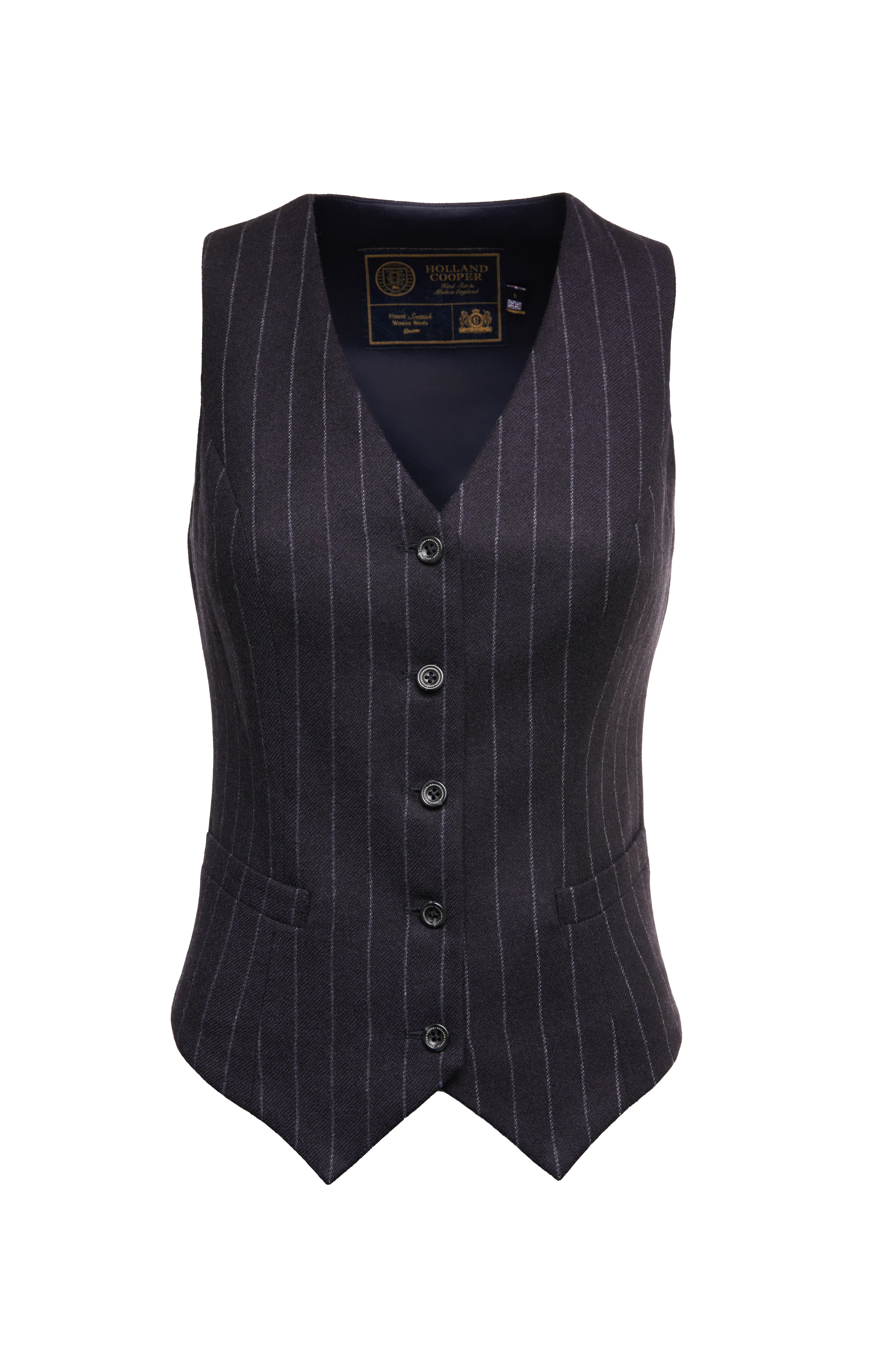 The Navy Chalk Pinstripe Suit - Image 6