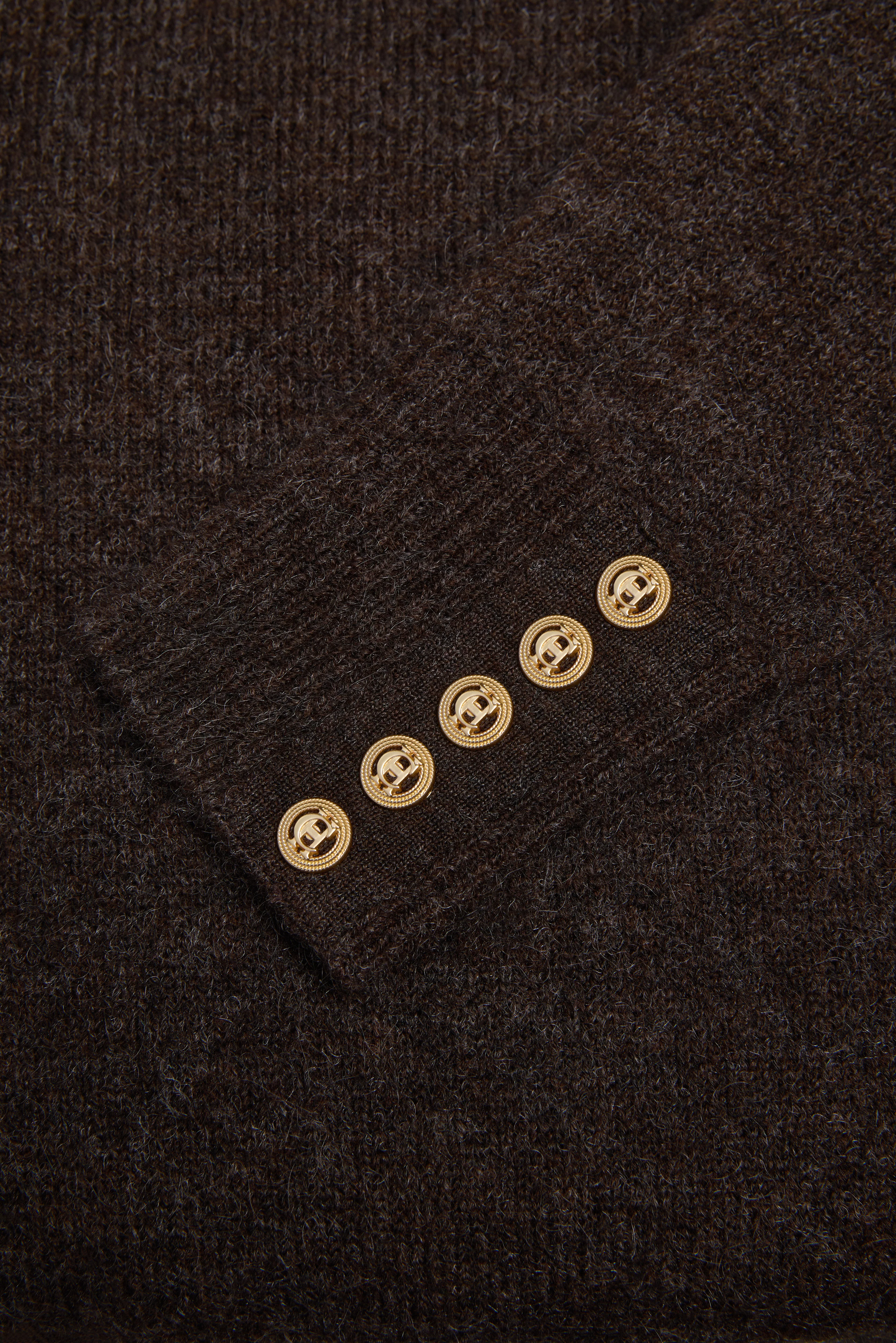 Tori Crew Neck Knit (Chocolate) - Image 6