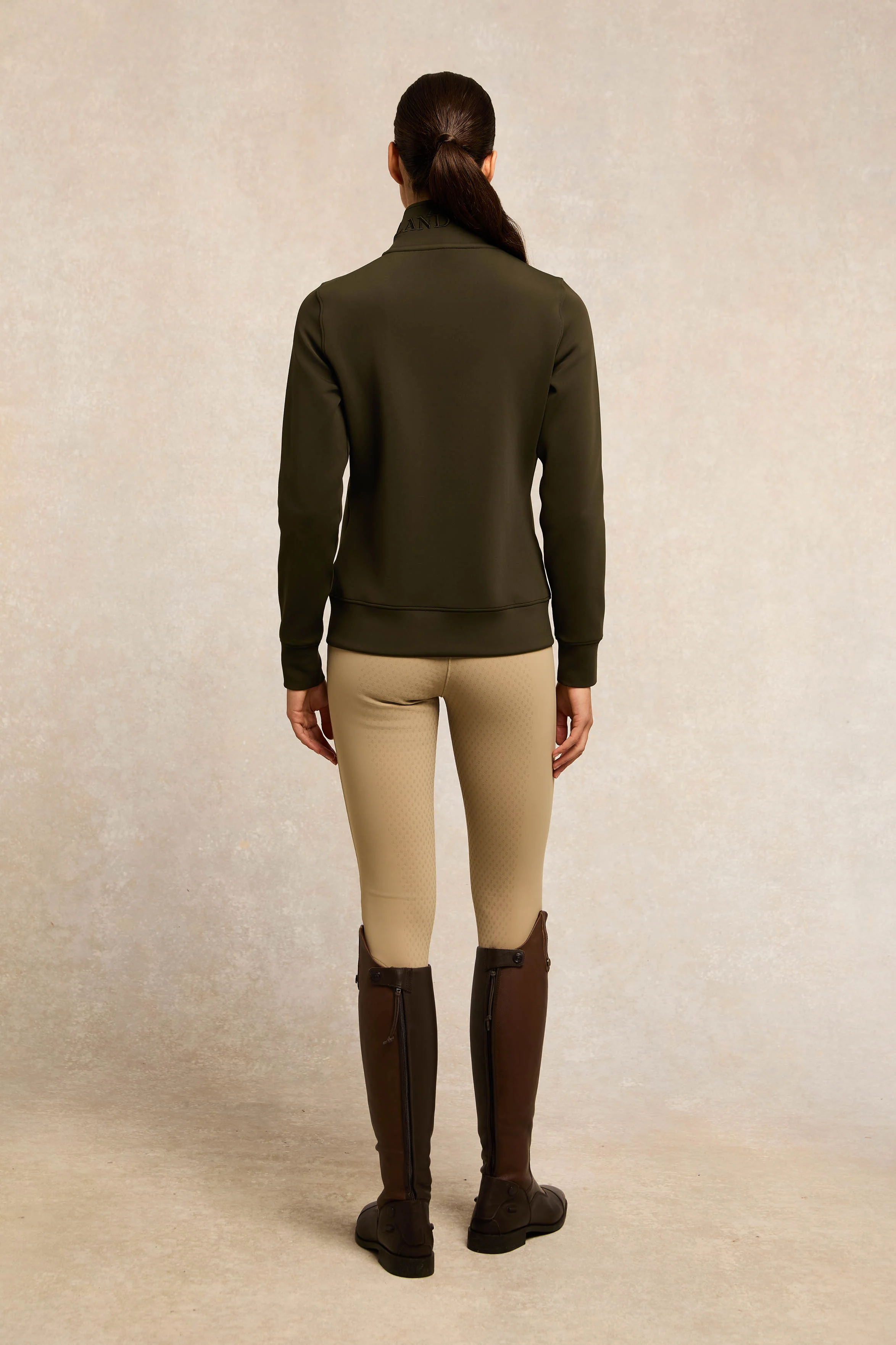 Training Zip Through Sweat (Dark Olive) - Image 5