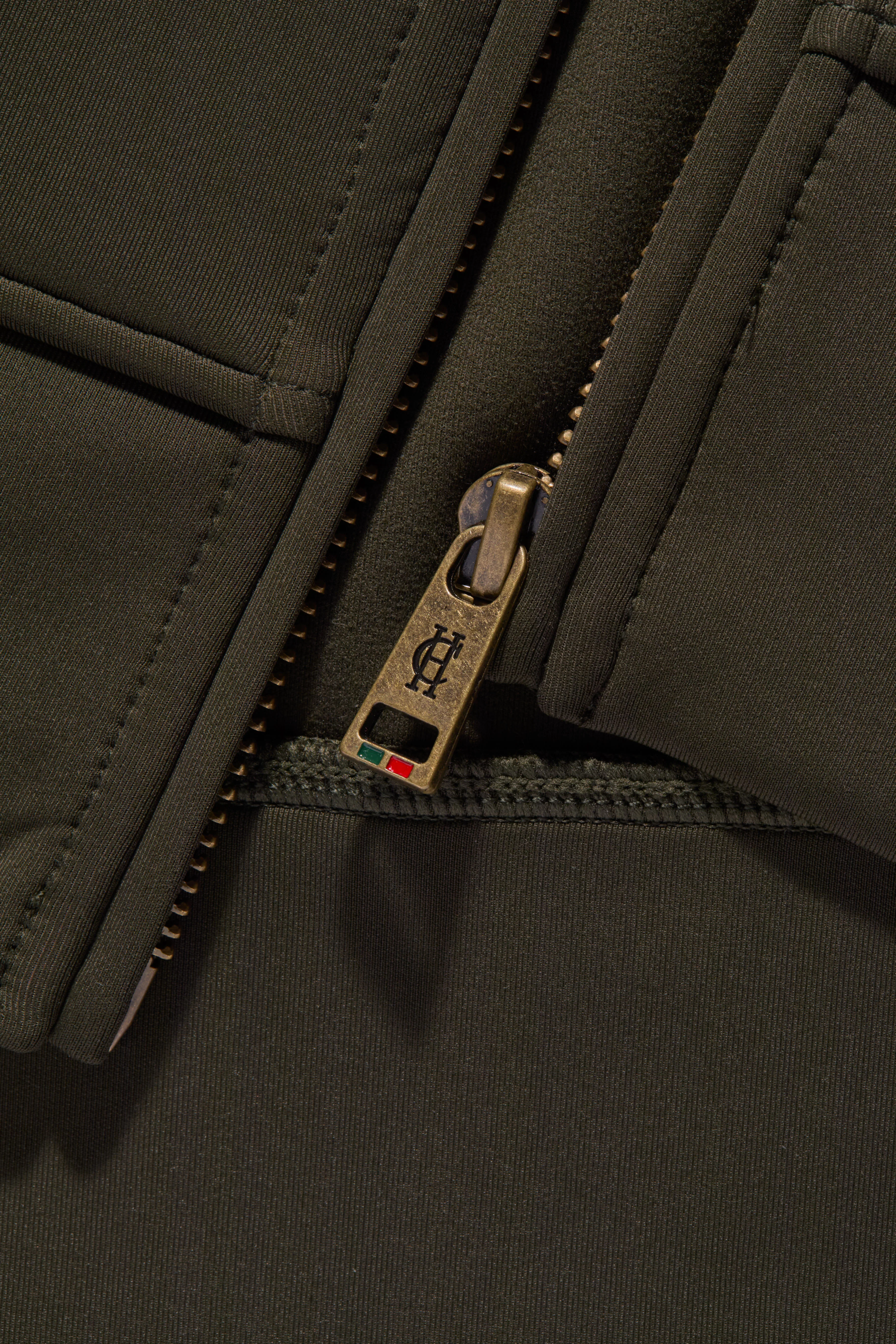 Training Zip Through Sweat (Dark Olive) - Image 8