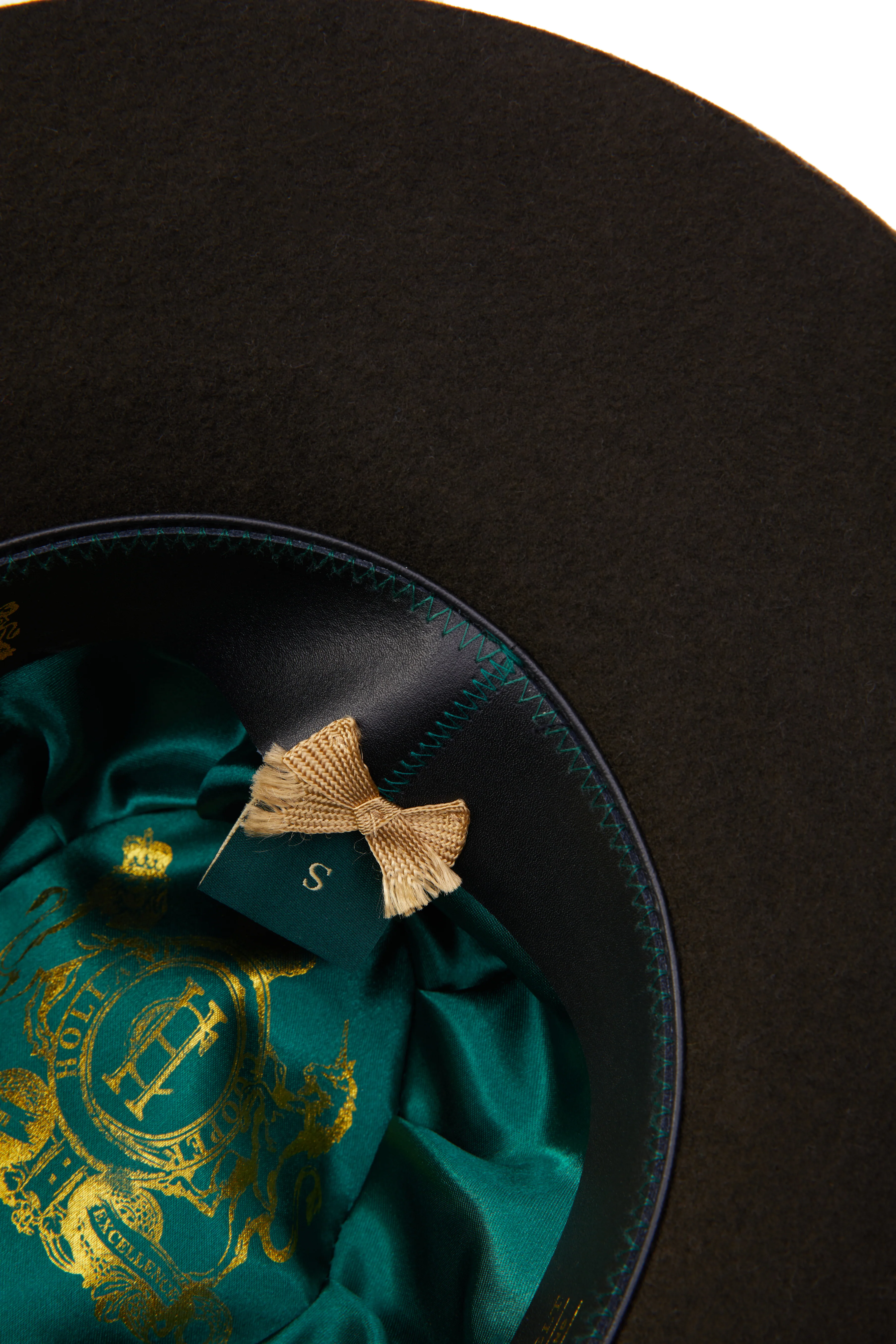 Trilby Hat Double Feather Band (Forest Green) - Image 5