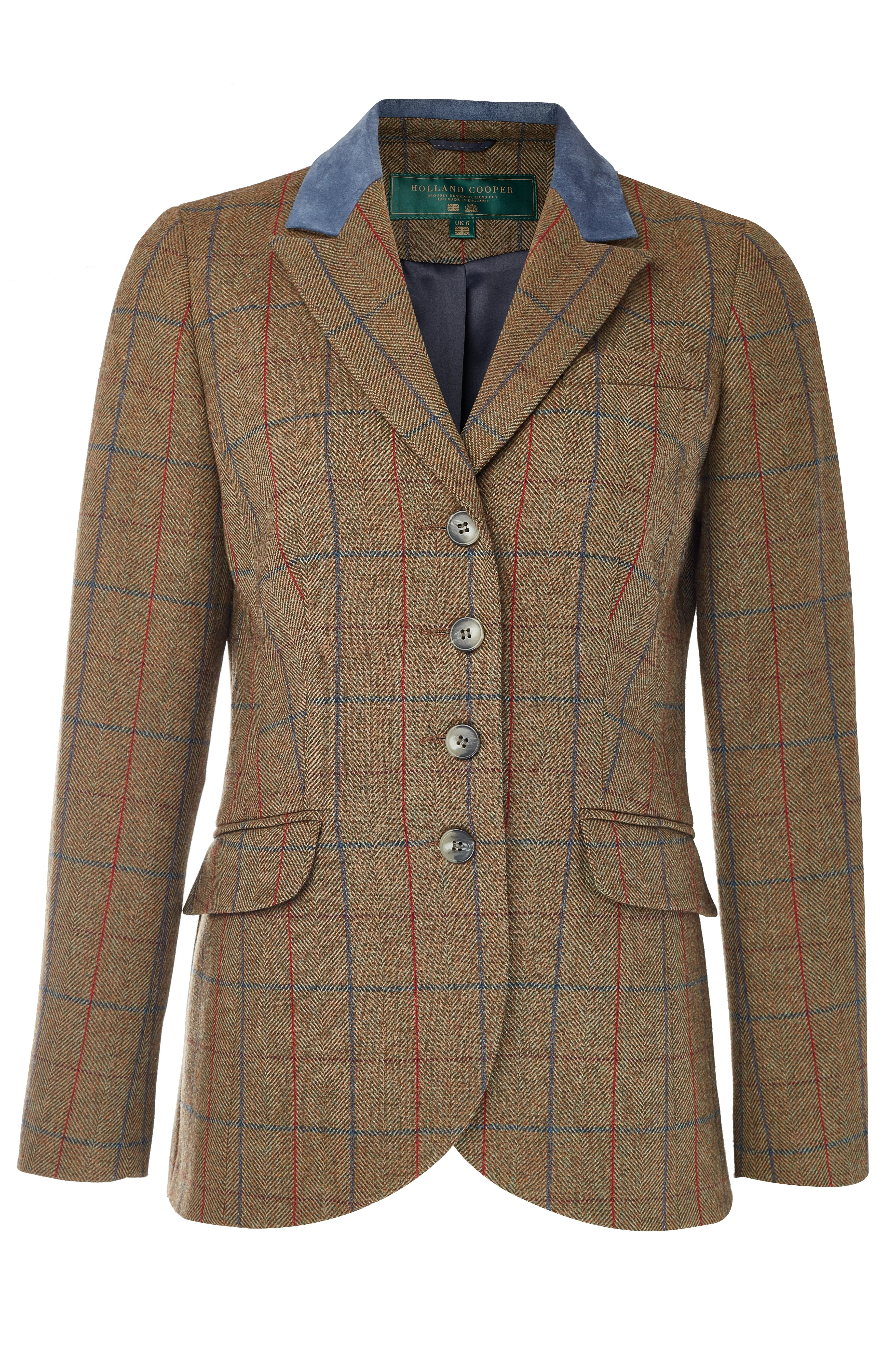 Tweed Riding Jacket (Glen Green) - Image 7