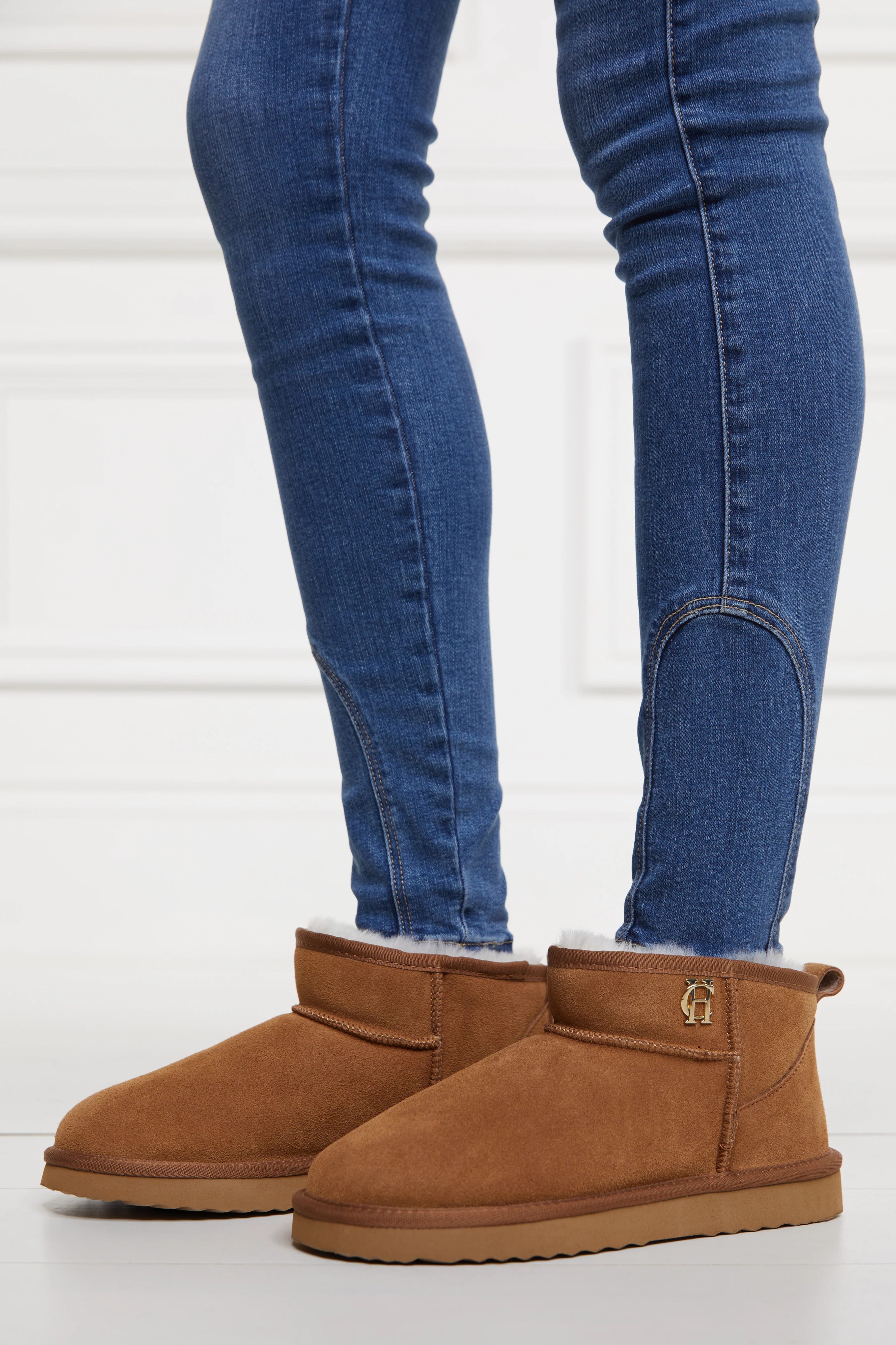 Ultra Mini Shearling Boot (Tan) - Image 3
