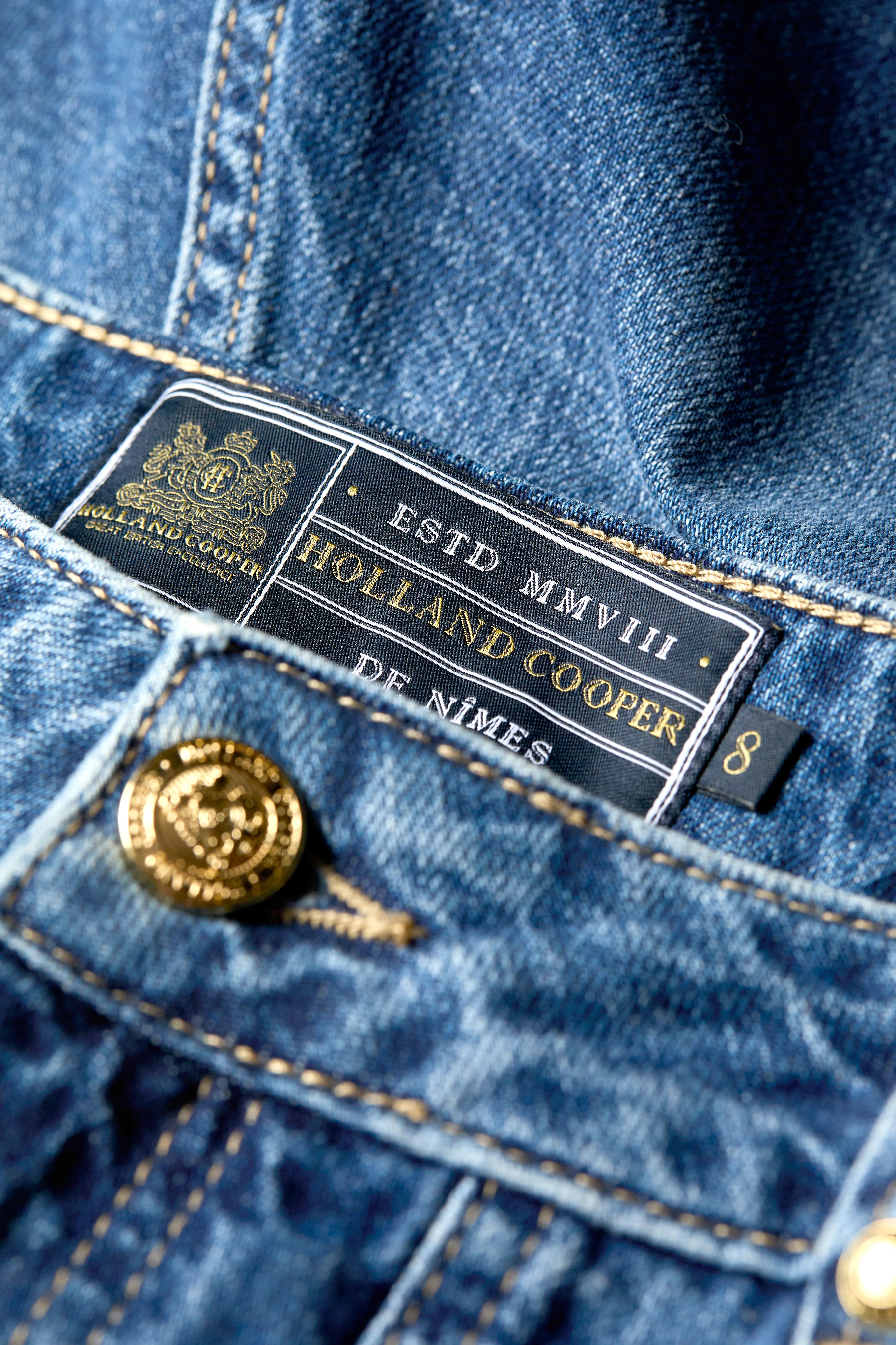Utility Denim Shorts (Denim) - Image 7