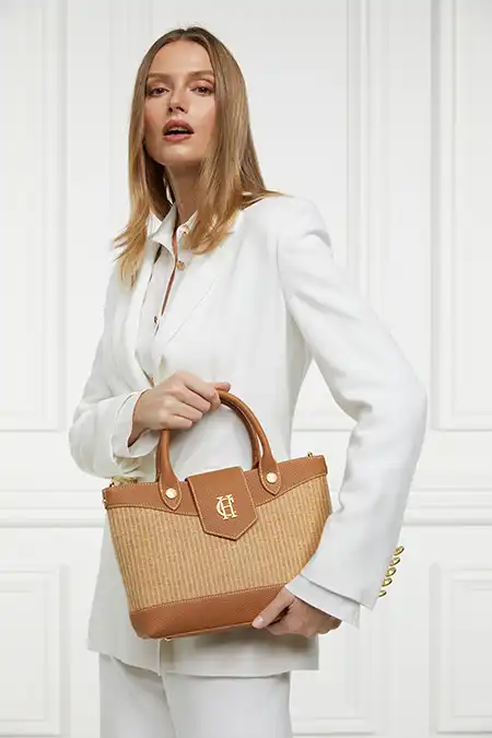 Valencia Mini Tote (Tan) - Image 5