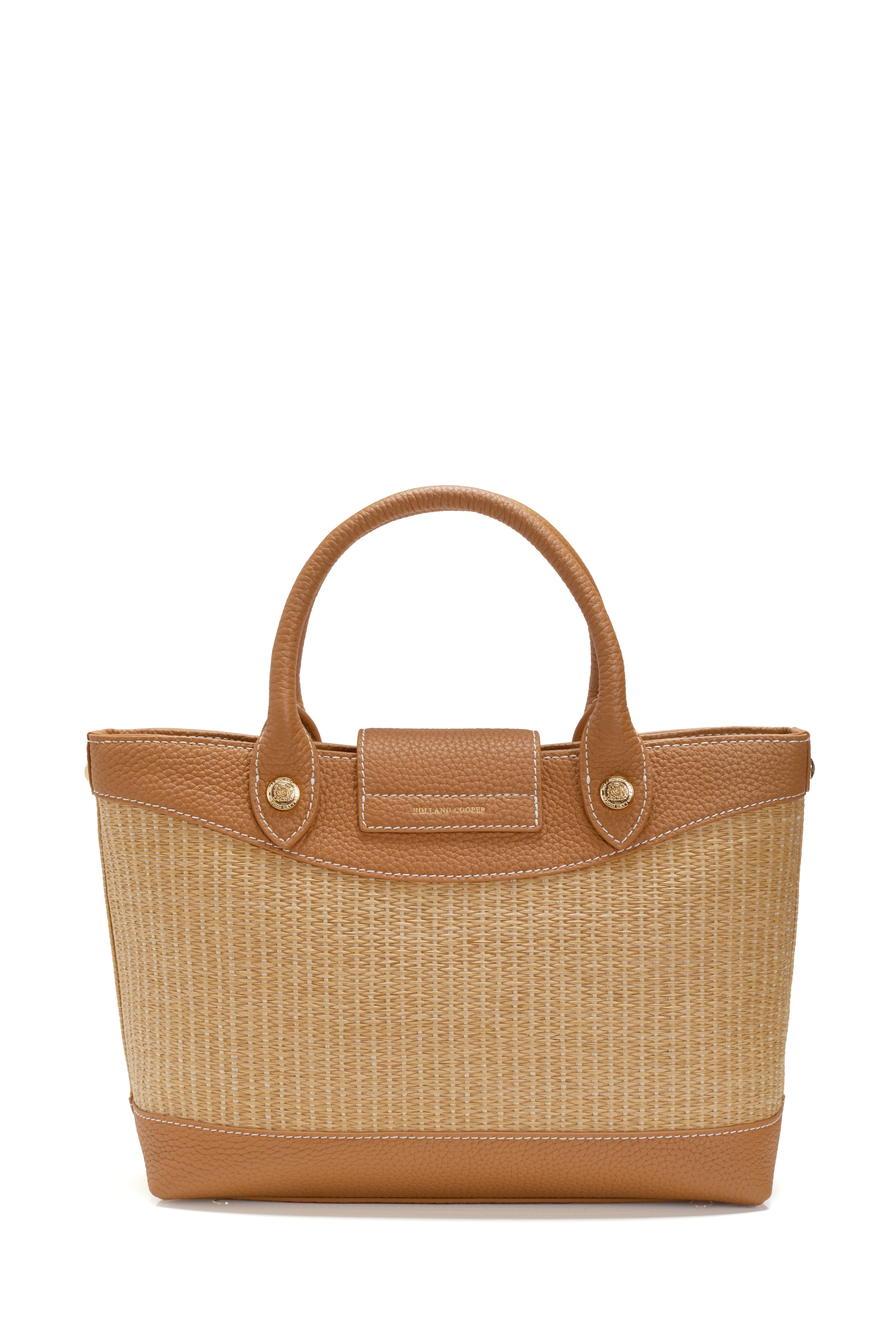 Valencia Mini Tote (Tan) - Image 6