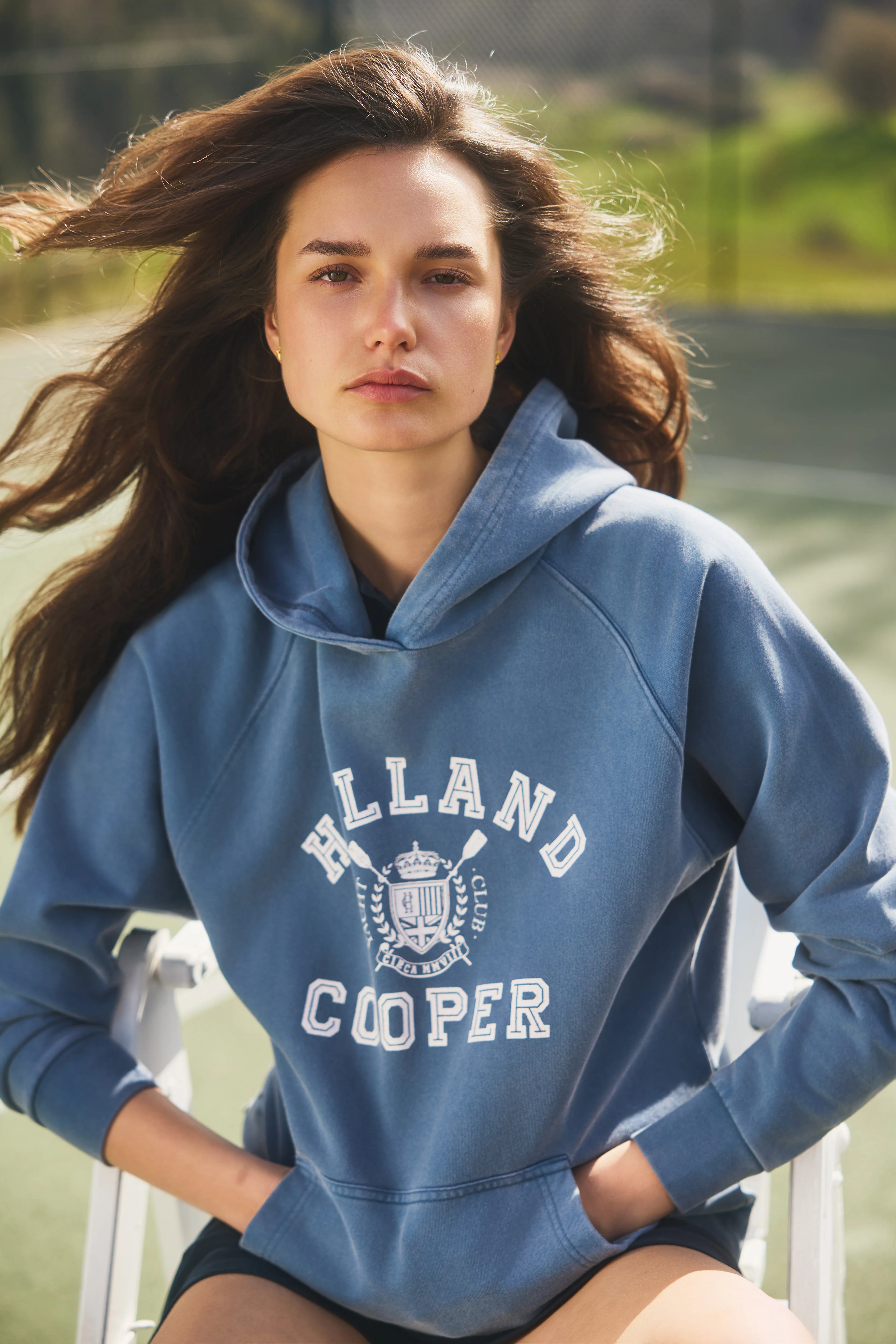Vintage Hoodie (Denim Blue)