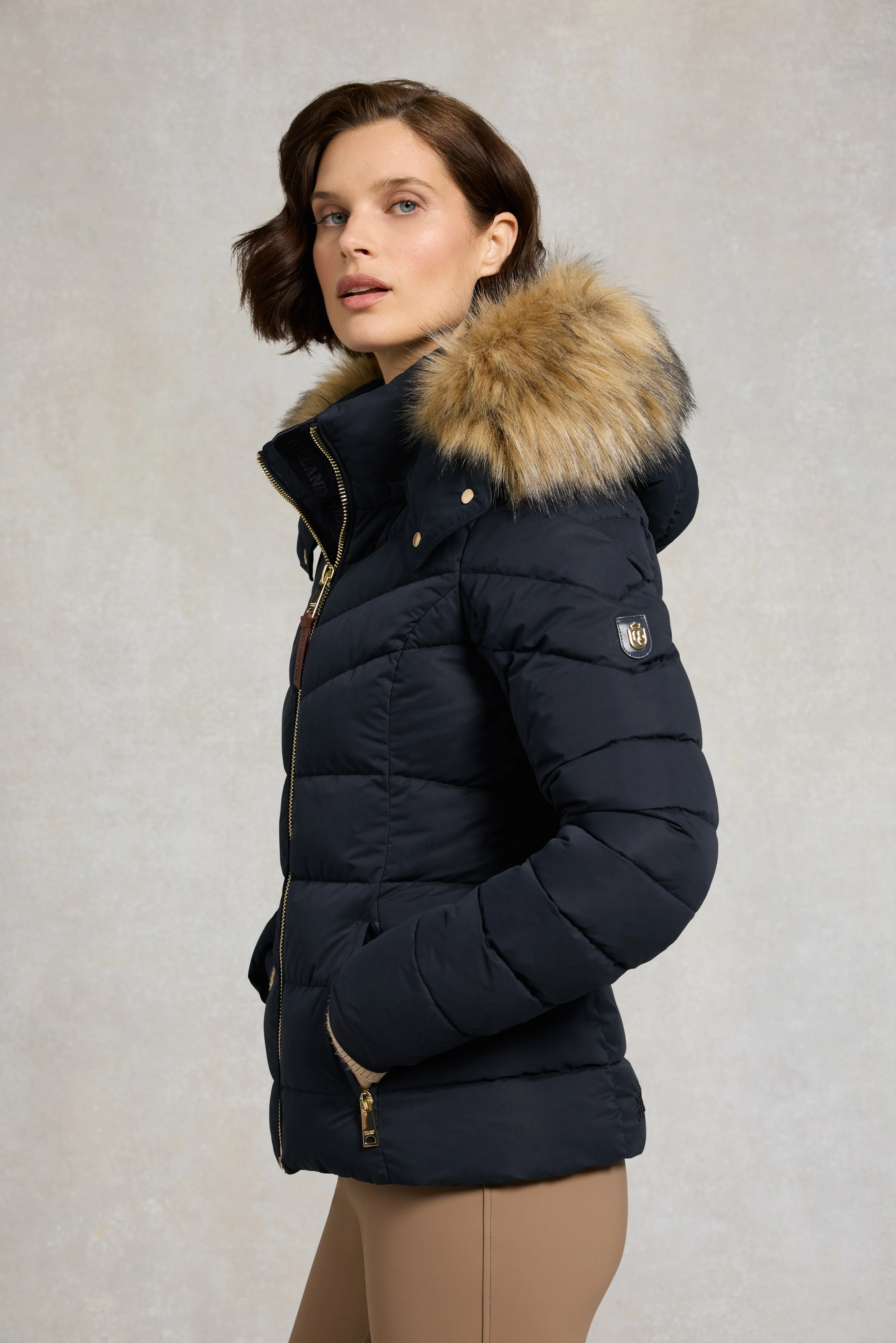 Whistler Puffer Jacket (Ink Navy Natural) - Image 2