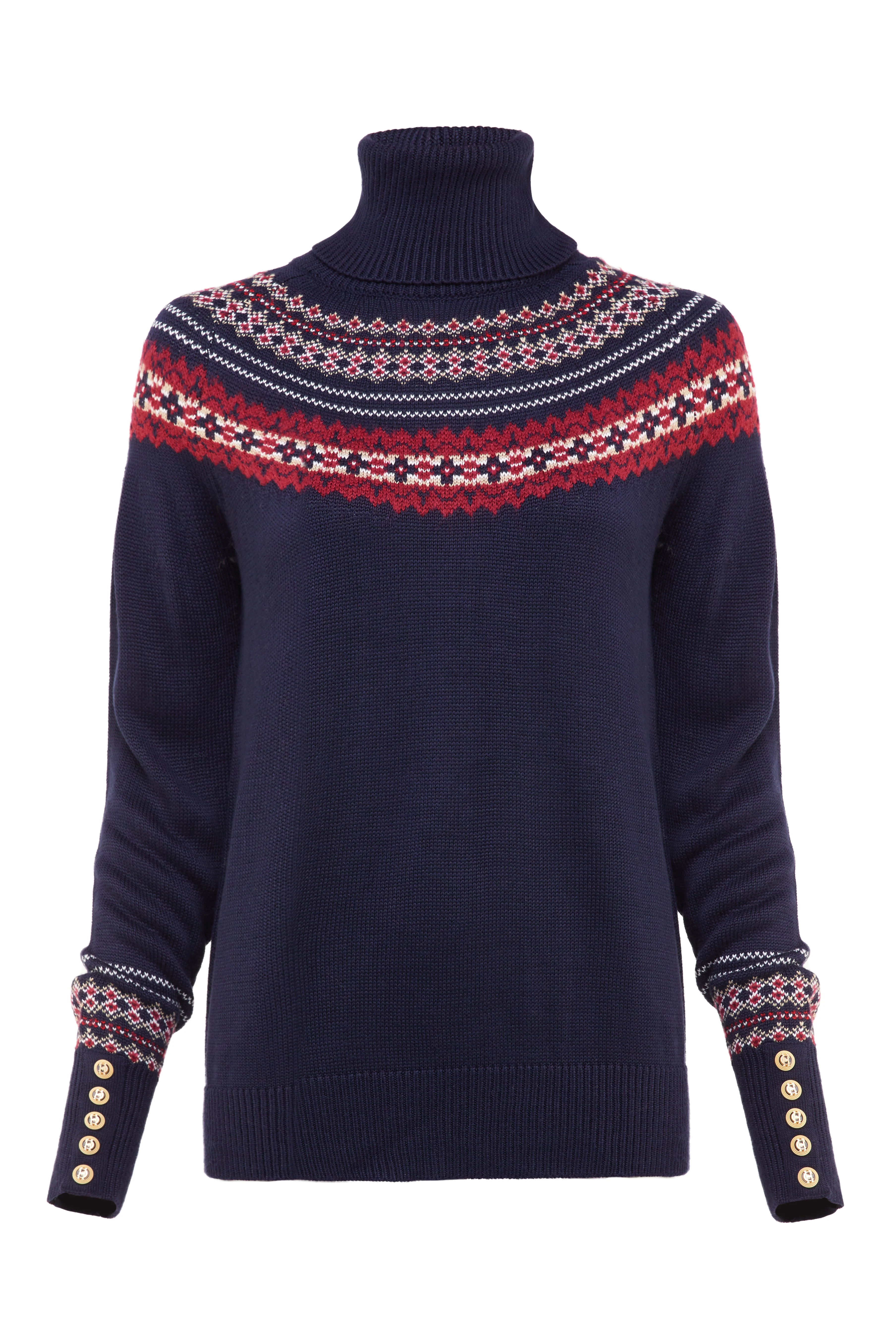 Whistler Roll Neck Knit (Ink Navy) - Image 4