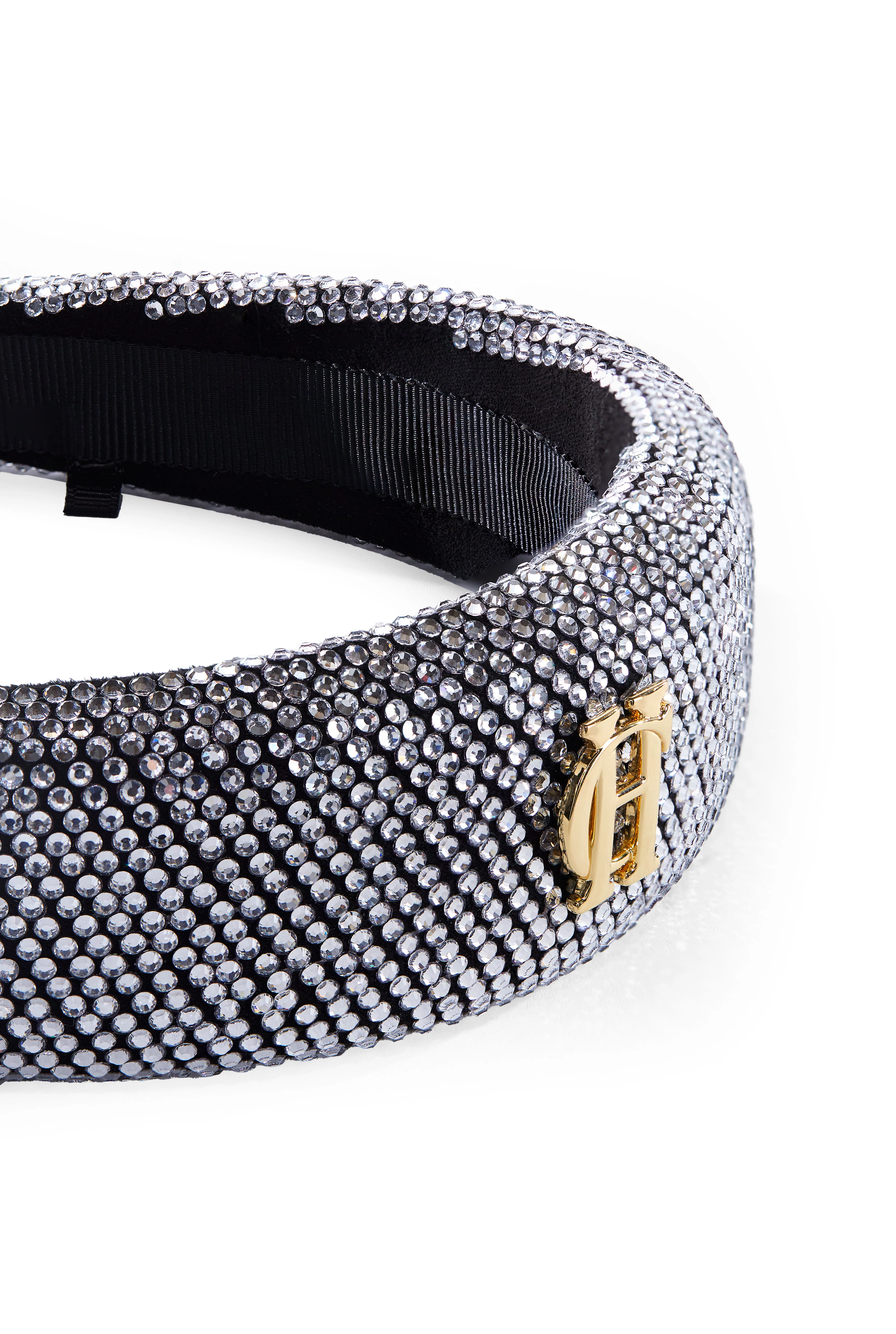 Wide Headband (Silver Crystal) - Image 3