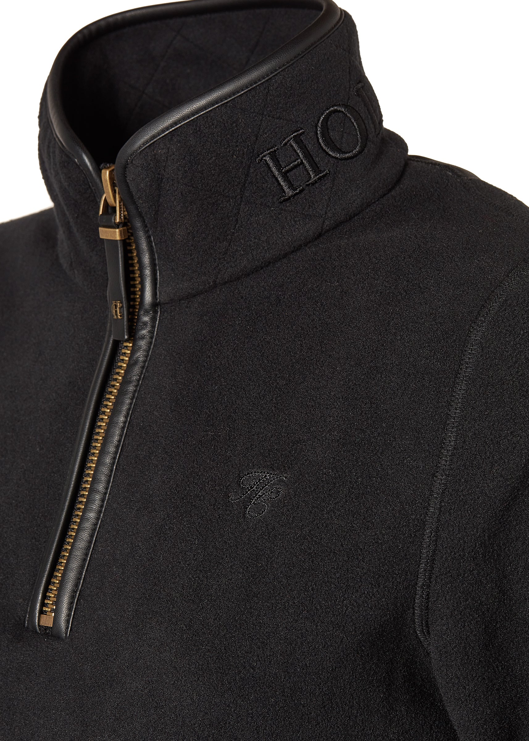 Country Fleece Quarter Zip (Black) - Image 6
