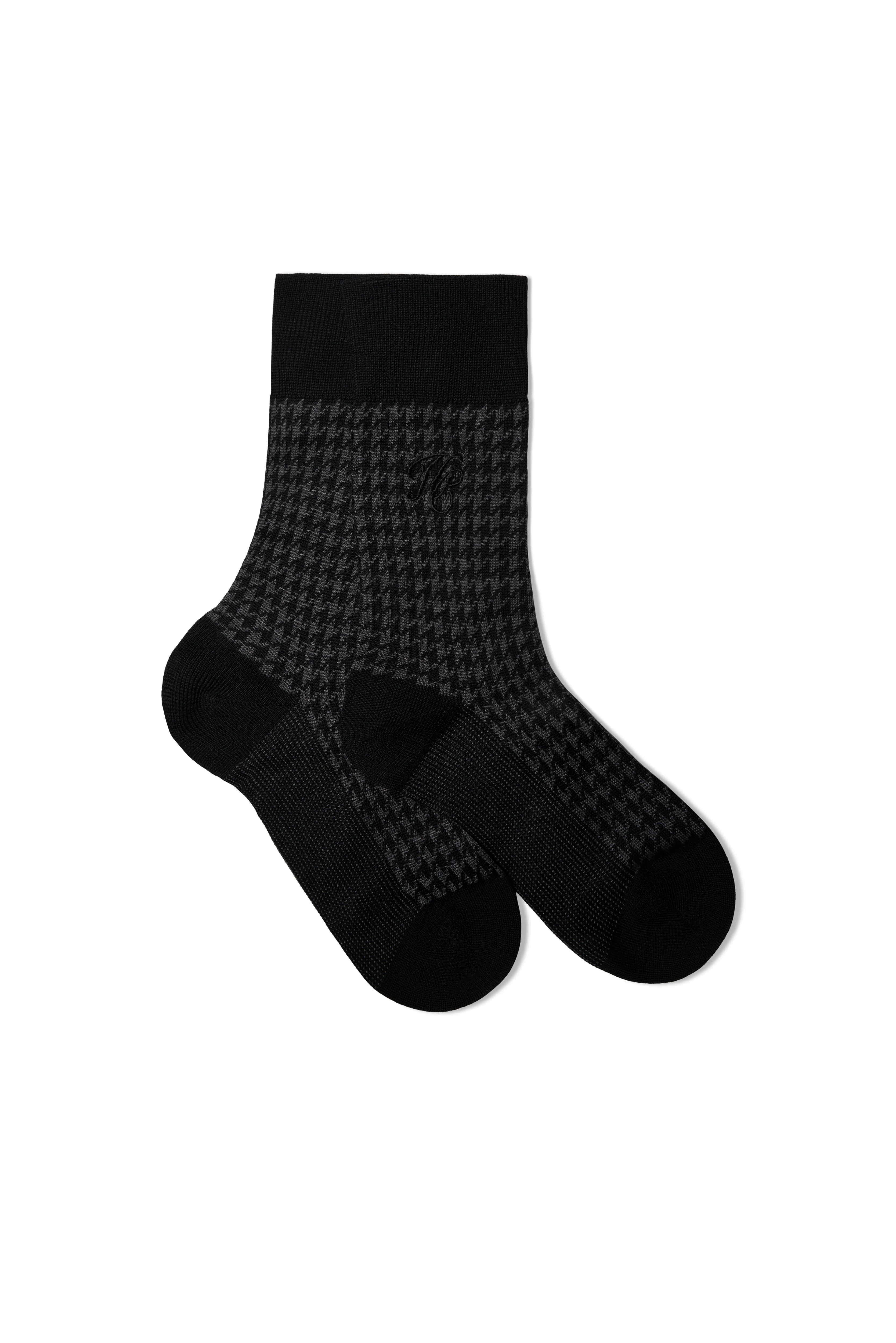 Women's Sock Gift Box (Charcoal Houndstooth Set) - Image 6