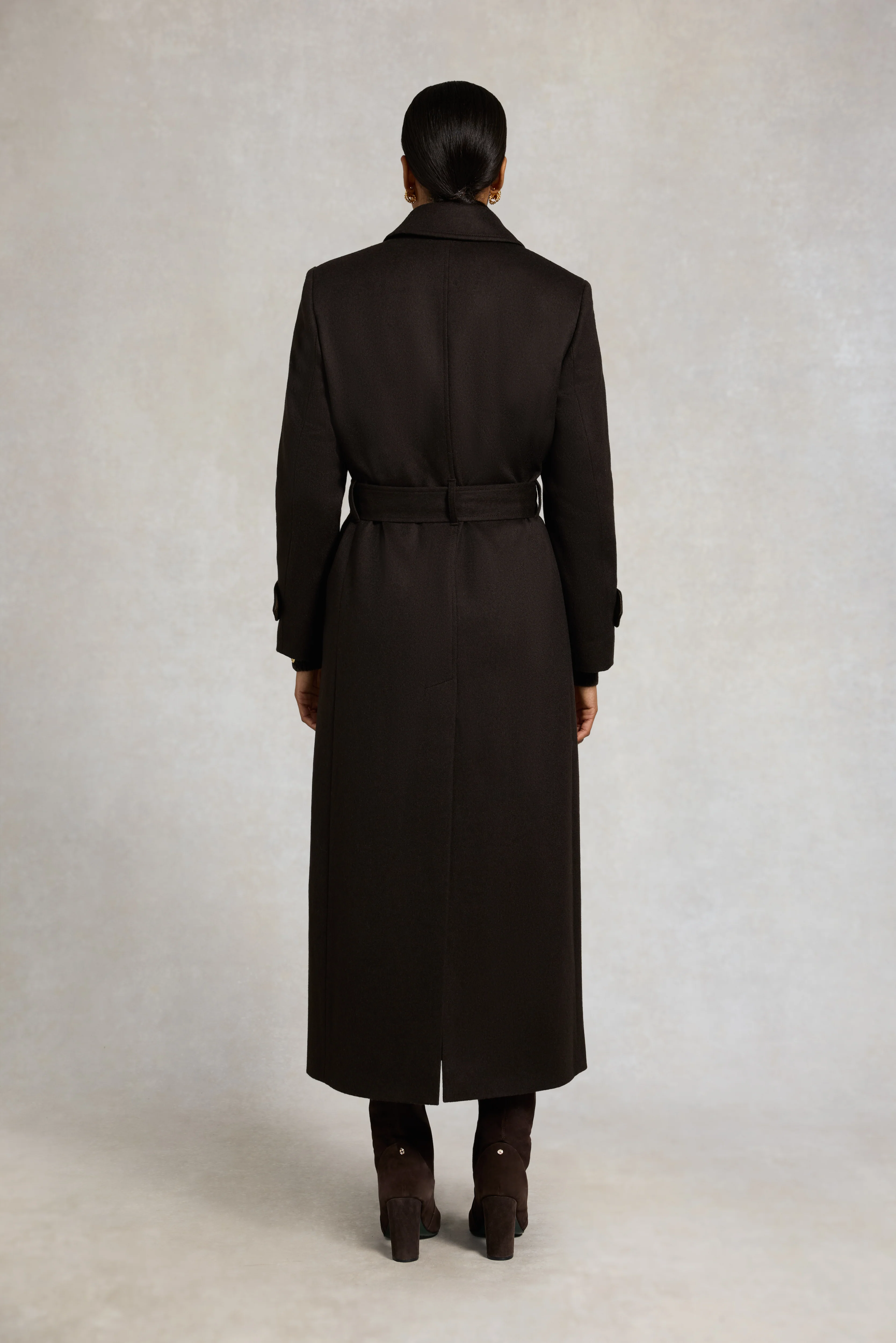 Wrap Coat (Chocolate) - Image 5