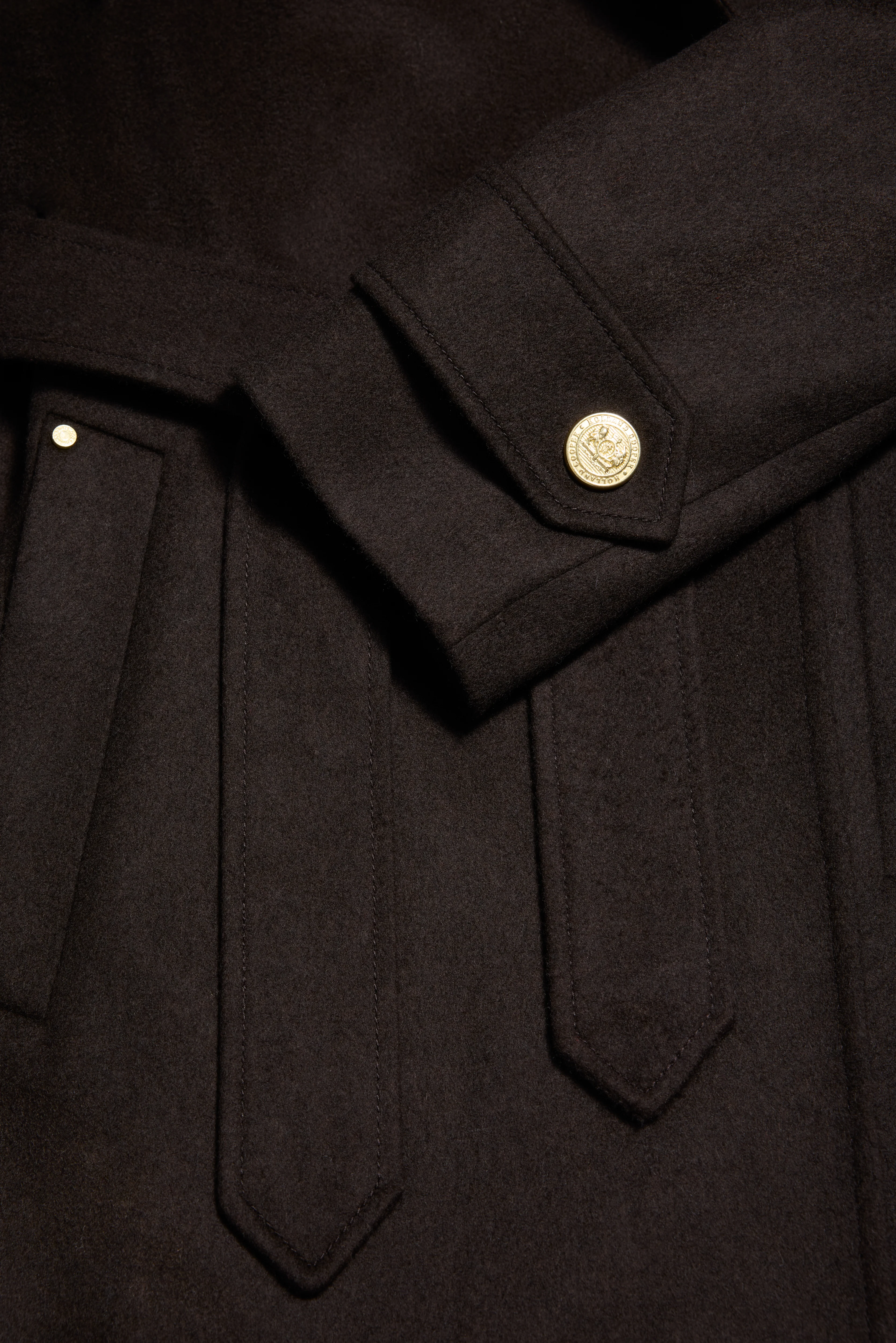 Wrap Coat (Chocolate) - Image 9